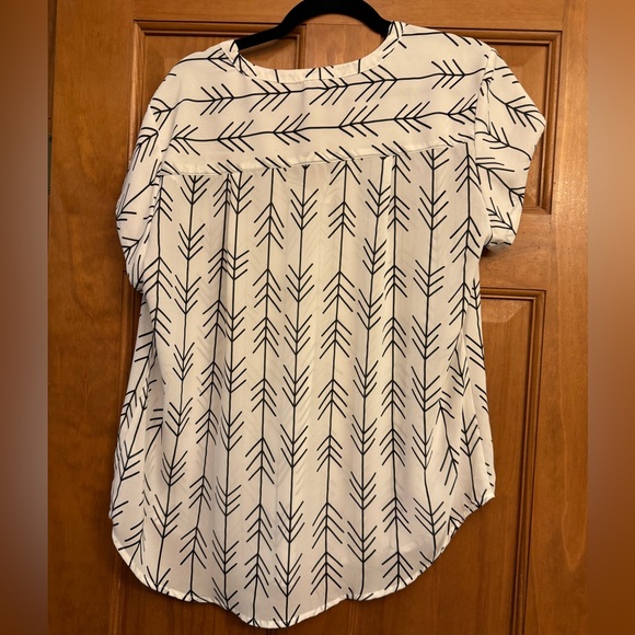 Monday Fun Lillian V Neck Blouse - Picture 3 of 3